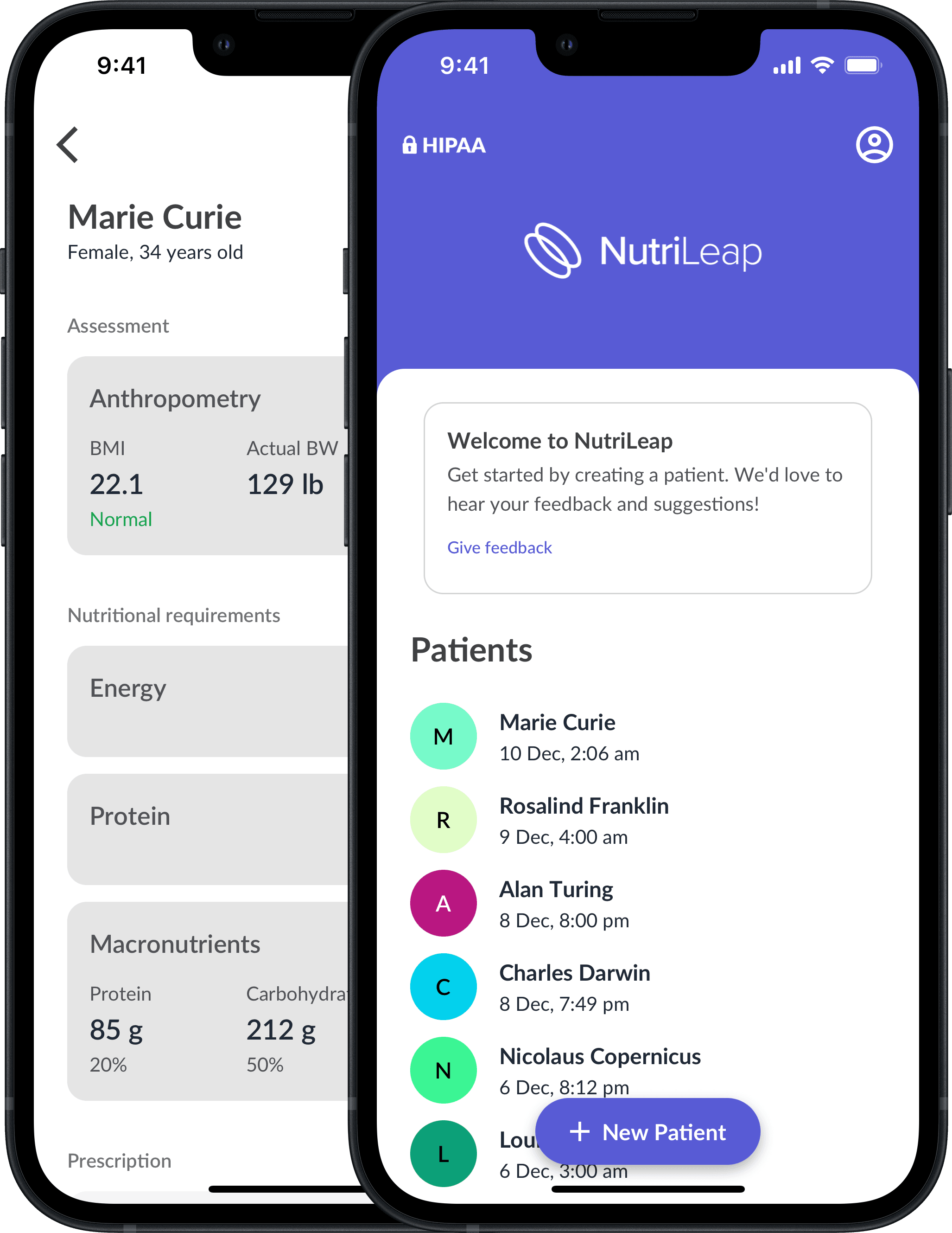 NutriLeap screenshot